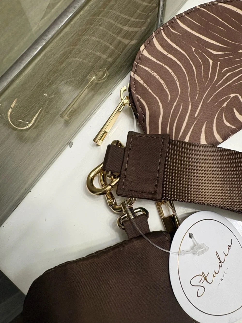 Brown Studio Coin Bag - Picture 6 of 6